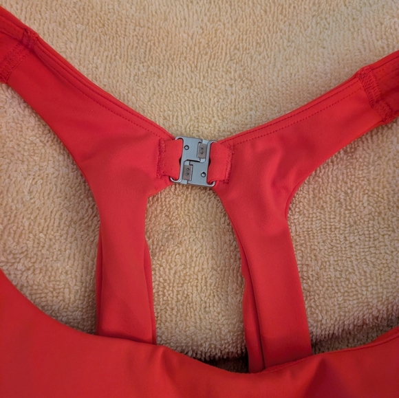 Athleta Maldives Bra Cup Bikini Top L Orange - Picture 4 of 8